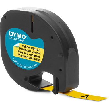 DYMO Schriftband LetraTag 12mmx4m S0721620 gelb