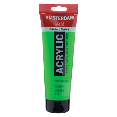 AMSTERDAM Colore acrilici 250ml 17126720 reflex verde 672