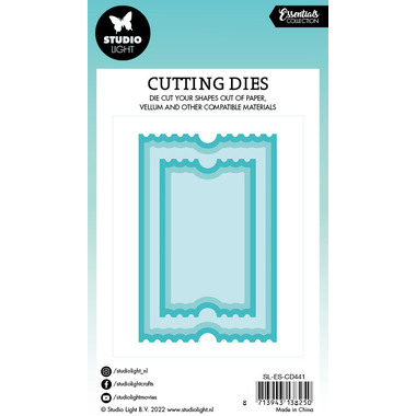 SIZZIX Fustella tagl. 6.1x9.2x0.1cm CD441 Biglietto 6 pz.