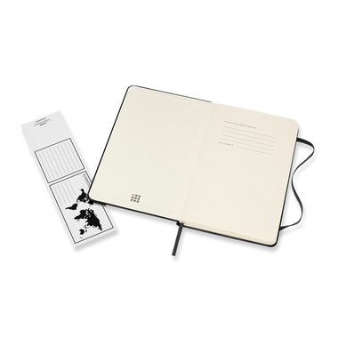 MOLESKINE Taccuino Medium HC 18,2x11,8cm 852944 rigato, nero, 208 pagine