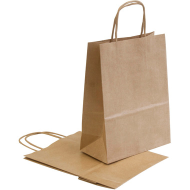 NEUTRAL Tragtaschen Allegra natur SDS16-AVN Kraft,110g, 16x8x21cm 25 Stk.