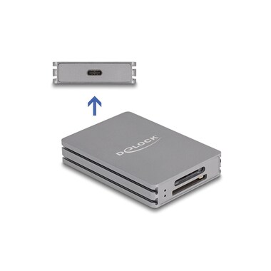 Delock Card Reader Extern 91013 USB type-C pour SD/CFexpress Type A