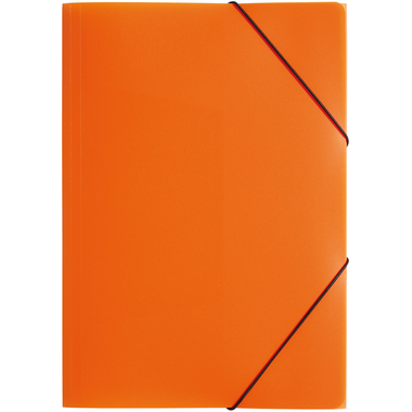 PAGNA Gummibandmappe Trend A3 21638-09 orange 3 Klappen