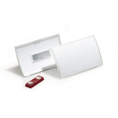 DURABLE Namensschild Click Fold 821219 mit Magnet, 40x75mm 10 Stk.
