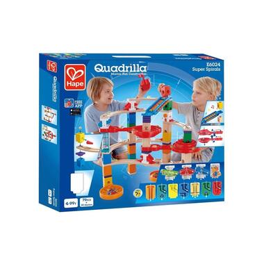 Hape Marble Run Quadrilla Super Spiral Castle & Final Sprint