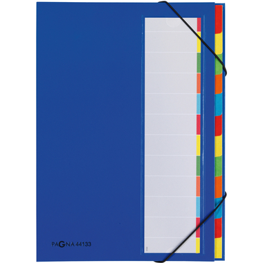 PAGNA Deskorganizer A4 44133-02 blau 12 Fächer