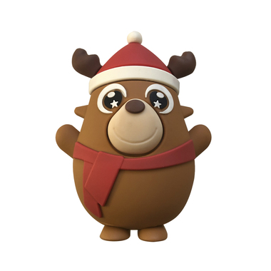 Power Bank in weihnachtlicher Geschenkverpackung