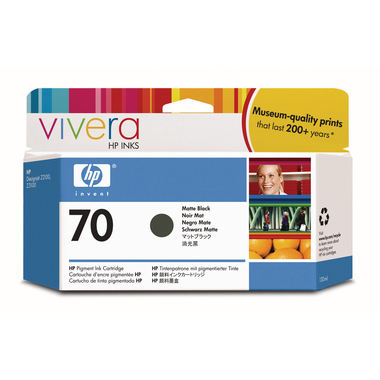 HP Cart. d'inch. 70 nero opaco C9448A DesignJet Z2100/3100 130ml