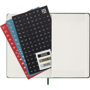 MOLESKINE Agenda Classic Pocket 2026 DHK1512DC2Y26 1T/1S myrtengrün HC 9x14cm