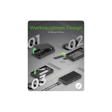 ICY BOX Boîtier externe IB-2817M-C32 M2