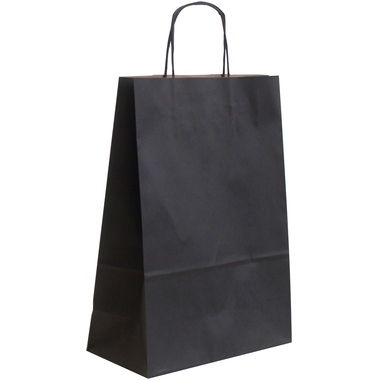 NEUTRAL Tragtaschen Allegra schwarz SDF26-798 Kraft,110g, 26x12x36cm 25 Stk.