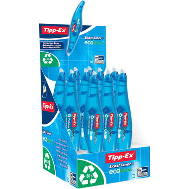 TIPP-EX Correcttore nastro Exactliner 8104755 ECOlution 10 pezzi