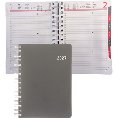 BIELLA Agenda Registra plus W-O 2027 808510000027U 1J/1P Cylar ML 14.5x20.5cm