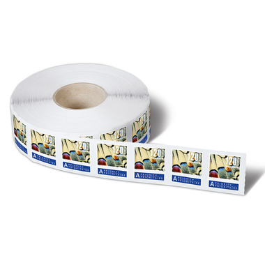 Timbres CHF 1.20 «Papillon», Rouleau de 2'000 timbres Rouleau de timbres «Motifs naturels», autocollant, non oblitéré