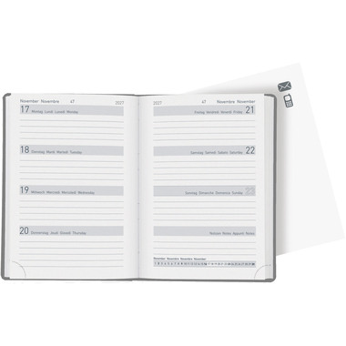 BIELLA TA Memento Trend 2027 825413770027U 1W/2S PurpleFlower 10.1x14.2cm