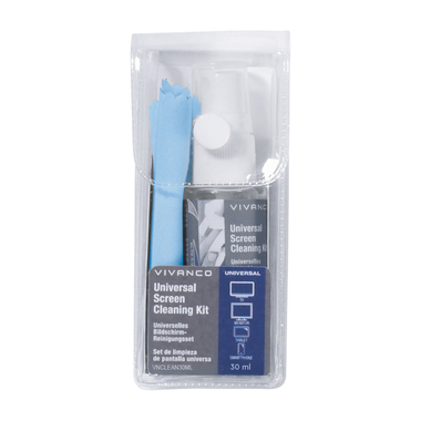 Spray pulizia 30ml con panno microfibra | Vivanco