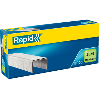 RAPID Heftklammern 26/6 mm 24861800 verzinkt 5000 Stück
