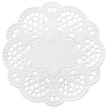 DEMMLER Sotto tazze 1022104025 Ø 10cm, 40 pezzi bianco