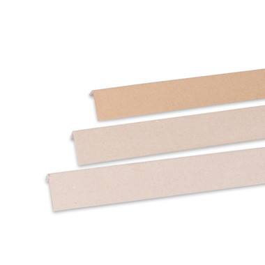 Edge protectors made of solid cardboard in brown 600x50x50mm
