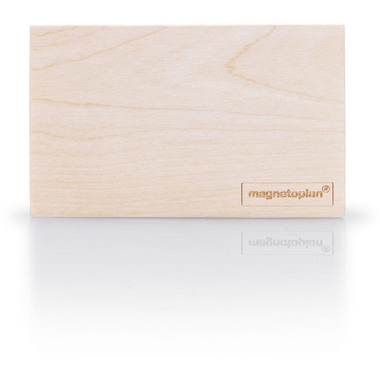 MAGNETOPLAN Magnetischer Zubehörhalter 1228649 Wood Series, Birke 114x70x64mm