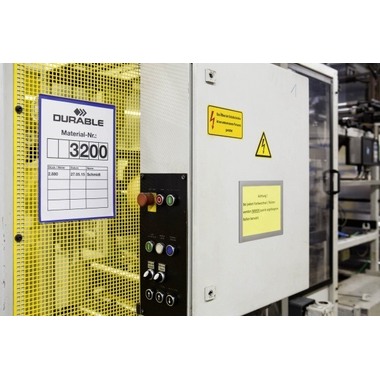 DURABLE Kennzeichnungstasche A4 174407 hoch 50 Stück