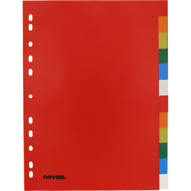 NOVOOO Répertoires PP A4 40984 multicolor 12 pcs.