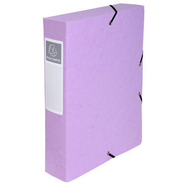 EXACOMPTA Sammelbox Aquarel A4 59570E ass., Manila 60mm