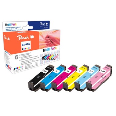 Peach Multi Pack, HY compatible avec Epson No. 24XL, C13T24384010
