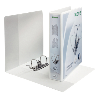 LEITZ Präsentationsordner weiss 4226-00-01 A4 Überbreite, für 350 Blatt