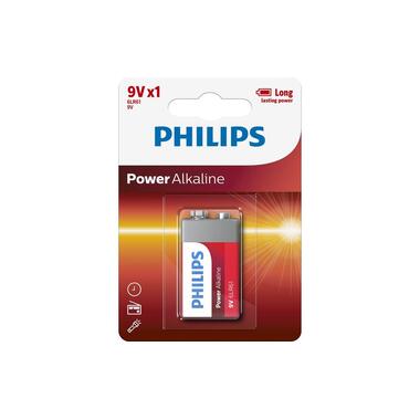 Philips Batterie Power Alkaline 9V E-Block , 1 Stück