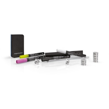 MAGNETOPLAN Zubehör Set für Glasboards 1346050 14-teilig