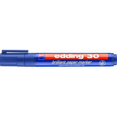 EDDING Marqueur permanent 30 30-3 bleu
