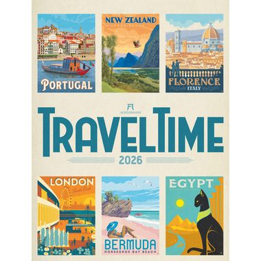 ACKERMANN Calendrier 2026 2615 Travel Time ML 66x50cm