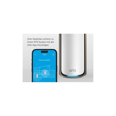 Netgear Satellite Mesh Orbi 970 RBE970-100EUS Bianco