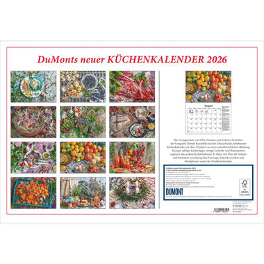 DUMONT Bildkalender 2026 260619 Küchenkalender DE 42x29cm