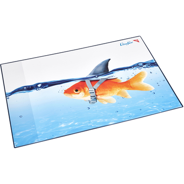 LÄUFER Sous-main 46649 requin d'or 53x40cm