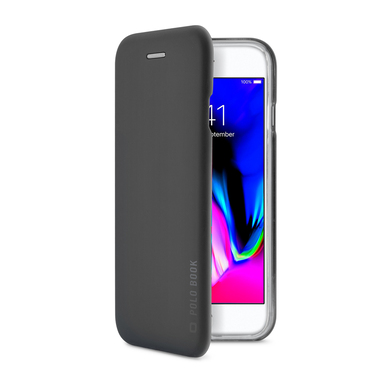Aufklappbare Silk touch Schutzhülle für iPhone 8 Plus, iPhone 7 Plus
