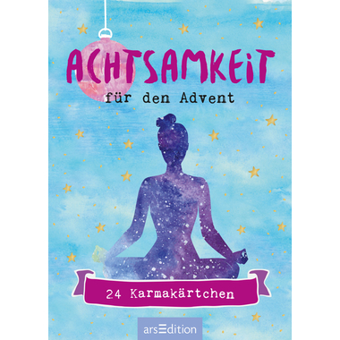 ARS EDITION Adventkalender 7.2x10.3cm 136010 24 Karmakärtchen