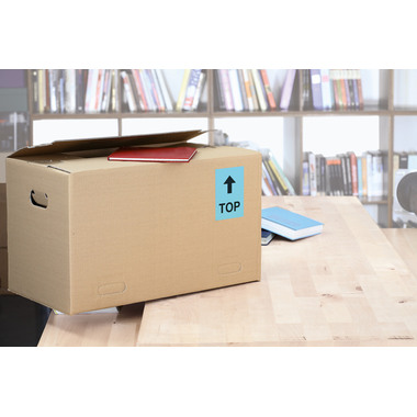 HERMA Etiketten SPECIAL 105x148mm 4398 blau,perm. 400 St./100 Bl.