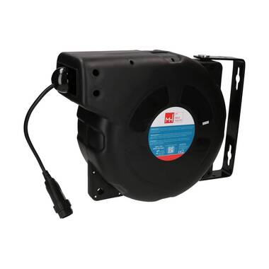 Max Hauri cable reel 20 m, black