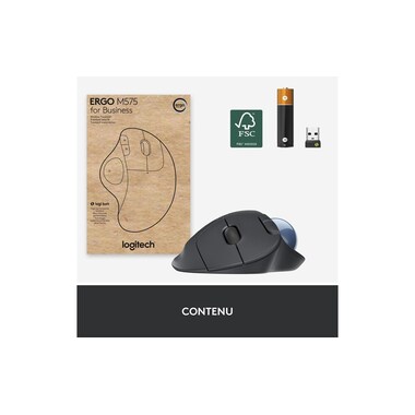 Logitech Trackball Ergo M575 for Business Graphite
