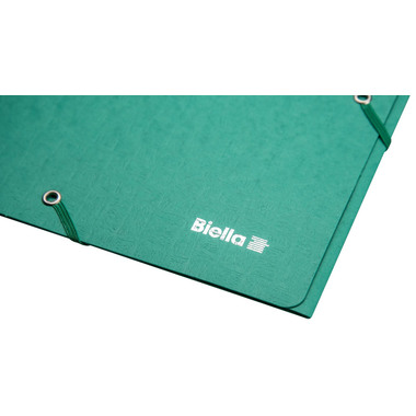 BIELLA Dossier ferm. Élastique A4 17840030U vert, 590gm2 220 flls.