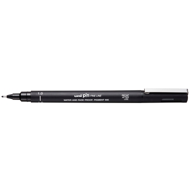 UNI-BALL Fineliner Pin 1mm PIN10-200(S) BLACK noir