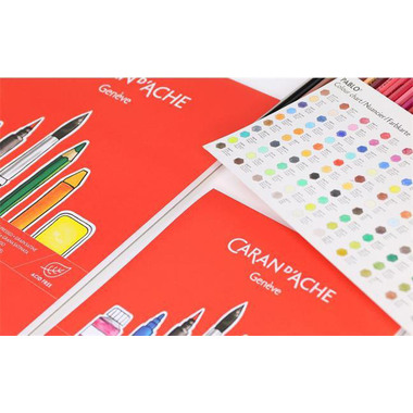 CARAN D'ACHE Postkartenblock A6 454.112 12 Blatt 250g/m2