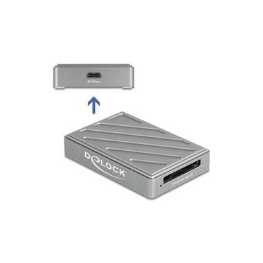 Delock Card Reader External USB-C 40 Gbps for CFexpress Type B