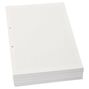 INGOLD-BIWA Inserto p. class. anello A4 02.342.442 bianco 90g 4x4mm 500 fogli