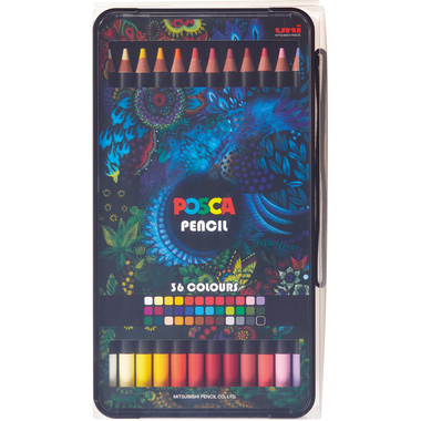 POSCA Farbstifte KPE-200 36C 36 Stück ass.