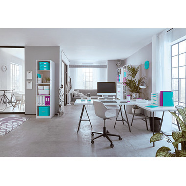 LEITZ Titan Schere WOW 53192051 weiss/eisblau 20.5cm