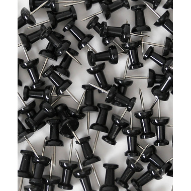 I AM CREATIVE Push Pins Let`s Organize 4035.18 nero, 9x24cm 100 pezzi