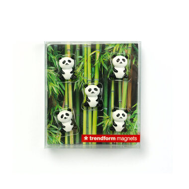 TRENDFORM Magnete PANDA FA4573 schwarz/weiss 5 Stück